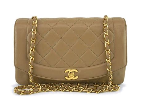 chanel dark beige flap bag|Chanel flap bag vintage.